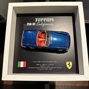Cars in Frame, limited edition 4/25 Made in Italy Ferrari CA Spyder